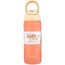Garrafa Térmica Terrano Split One Pop Up - 1L - com Bico - Coral