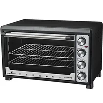 Forno Elétrico Electrobras Le Grand Chef EBHE-66 de 66 Litros 220 - 240 V ~ 50/60 HZ - Preto/Prata