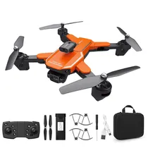 Drone Portatil 4LIFE FLY15 Ultra HD s-5000 Cinematic / Wifi / 6G / 30K / GPS / Dual Camera / 360º - Orange
