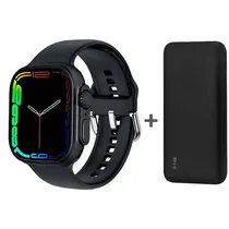 Kit G-Tide Relogio Watch Style Black + Powerbank P1 10000M Black