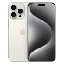 Celular Apple iPhone 15 Pro Max A2849 LL/A 256GB e-Sim - Titânio Branco