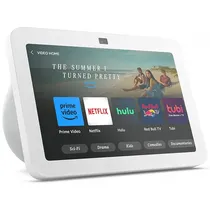 Tela Inteligente Smart Screen Amazon Echo Show 8 (3RA Geração) com Alexa / 8" / Wi-Fi / Bluetooth - Branco