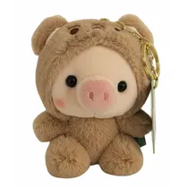 Chaveiro Porco Urso MZ-098 - Marrom