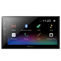 Pioneer Toca DVD DMH-130BT 6.8" DMR Alexaapplecarbtwifi Plastico USB - Aux Negro