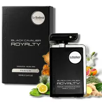 Perfume Le Bonheur Black Cavalier Royalty 100ML