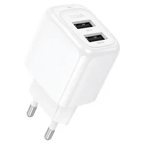 Carregador Hoco CS51A com Duas Entradas USB - Branco