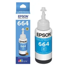 Tinta Epson T664 220 Cian Ecotank 70ML *G L110/L120/L200