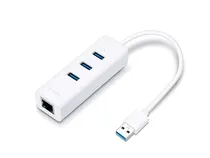 TP-Link Adaptador USB Red UE330(Un) 1 RJ45 Gigabit+ 3-Port USB 3.0