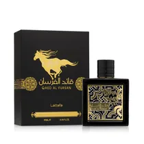 Perfume Lattafa Qaed Al Fursan Black Eua de Parfum Masculino 90ML