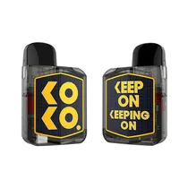 Vape Pod Recarregável Uwell Caliburn Koko Prime Vision 18W, 2ML, 390MAH - Preto/Dorado