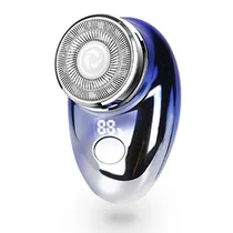 Barbeador Mini Portátil Hyundai PHT-051 2W/USB-C - Blue