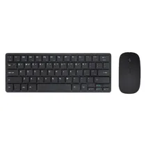 Teclado e Mouse Sate Mini AK-731 Wireless Preto