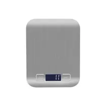 Balança de Cozinha Digital Alta Precisão Alimentos Scale AAA 5000G - Prata/Branco