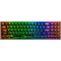 Redragon Teclado Wireless Pollux Pro K628CTB-RGB-Pro Ingles Transparente
