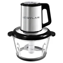 Triturador de Alimentos Qylar Tritu Max Pulse QY-2013 500W 220V 2L - Black/Inox