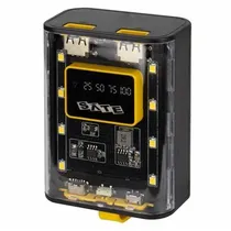 Satellite Cargador Portatil A-PB410003 10000MAH 22.5W Negro/Amarillo/Transp