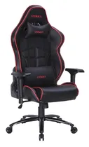 Cadeira Gamer Satellite A-GC8706 Reclinável Preto/Vermelho