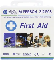 Kit de Primeiros Socorros More Fitness 212 Peças - 50 Pessoas
