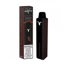 Vape Pod Descartável Ignite V15 1500 Puffs, 5% Salt Nic, 5.1ML, 850MAH - Raspberry Orange Ice