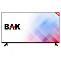Smart TV LED BAK BK-43S / 43" / HD / HDMI / USB / Wi-Fi / Android / com Conversor Digital - Preto