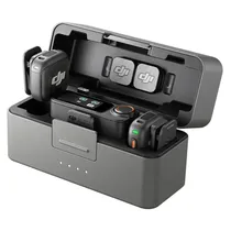 Microfone Lapela Dji Mic 3 Sem Fio + Capa - Preto (2TX + 1RX)