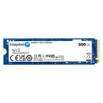 SSD Kingston NV3, 500GB, M.2 Nvme, Leitura Até 5000MB/s, Gravação 3000MB/s, SNV3S/500G