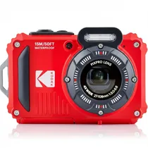 Câmera Digital Kodak Pixpro WPZ2 de 16 MP (RD6) + 2 Baterias + Cartão de Memória SD - Rede