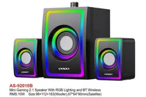 Caixa de Som Sate AS-92010B BT/RGB Black