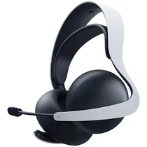 Headset Gaming Sem Fio Sony Pulse Elite CFI-ZWH2 com USB para PC/PS5/PS Portal + Suporte de Carga - Branco/Preto