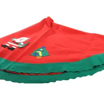 Skirt For Christmas Tree Green And Red 120 CM