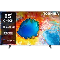 Smart TV Qled 85" Toshiba 85C450NS Uhd Google TV