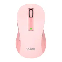 Mouse Óptico Wireless Quanta QTMO140 USB - Pink