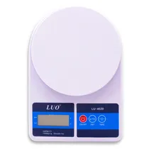 Balança Digital Luo LU-4620 de Cozinha Suporta Ate 10KG - Branco