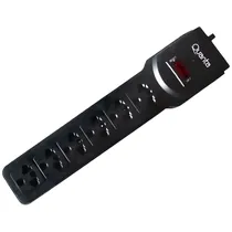 Filtro de Linha Quanta QTF01 - 6 Tomadas - 1.5 Metros - Preto