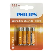 Pilha R03L4B/70 Carbon 450MAH AAA (4PCS) Orange