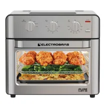 Fritadeira e Forno Elétrico Air Fryer Electrobras EBHAF-28 - 2200W - 28L - 220V 50/60 HZ - Inox