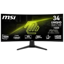 Monitor 34 MSI Mag 346CQ Curvo/Uwqhd/180HZ/Preto