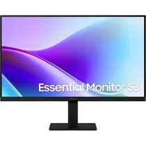 Monitor Samsung Essential S3 S32GF LS27F320GANXZA 27" Full HD (1920 X 1080), 5MS, 120HZ, Ips, 2XHDMI 1.4, Preto