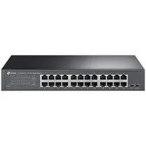 Switch TP-Link TL-SG1024D com 24 Portas Ethernet de 10/100/1000 MBPS - Preto