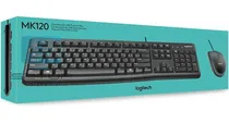 Teclado Logitech MK120 Combo c/ Mouse