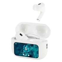 Fone de Ouvido Smartfy FS01 - Bluetooth - com Tela Touchscreen - Branco
