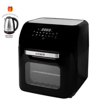 Fritadeira Elétrica Air Fryer Coby CY-AIRF-12LZH-DG-BK-W-220 - 1800W - 12L - Display Digital Touchscreen - com Jarra Elétrica Coby - 220V/50HZ - Preto