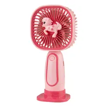 Mini Ventilador Portátil Electron Handheld Fan HQ-64A-2 - 2.5W - Recarregável - Rosa