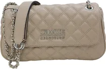 Bolsa Choice KL003 Beige/Silver - Feminina