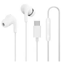 Fone de Ouvido Xiaomi M2413E1 com Fio Tipo-C - Branco