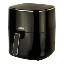 Fritadeira Elétrica Coby CY-AIRF-6LZH-DG-BK-W-220 - 1500W - 6L - 220V 50/60HZ - Preto