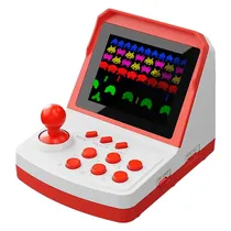 Console Retro Arcade A6 Plus Tela 3.5" 912 Jogos - Branco e Vermelho