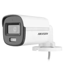 Câmera de Segurança Hikvision DS-2CE10DF0T-LPFS Color Vu Outdoor / 2.8MM / 2MP - Branco