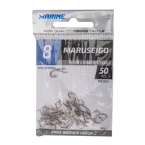 Anzuelo Maruseigo Níquel 8 c/50 Cartela