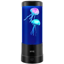 Luminária Aquário Hye Jelllyfish Multicolor LED Lamp HYE-9800 - Recarregável - Preto